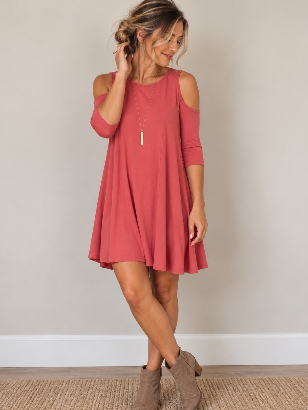BCBGeneration Cold Shoulder Dress